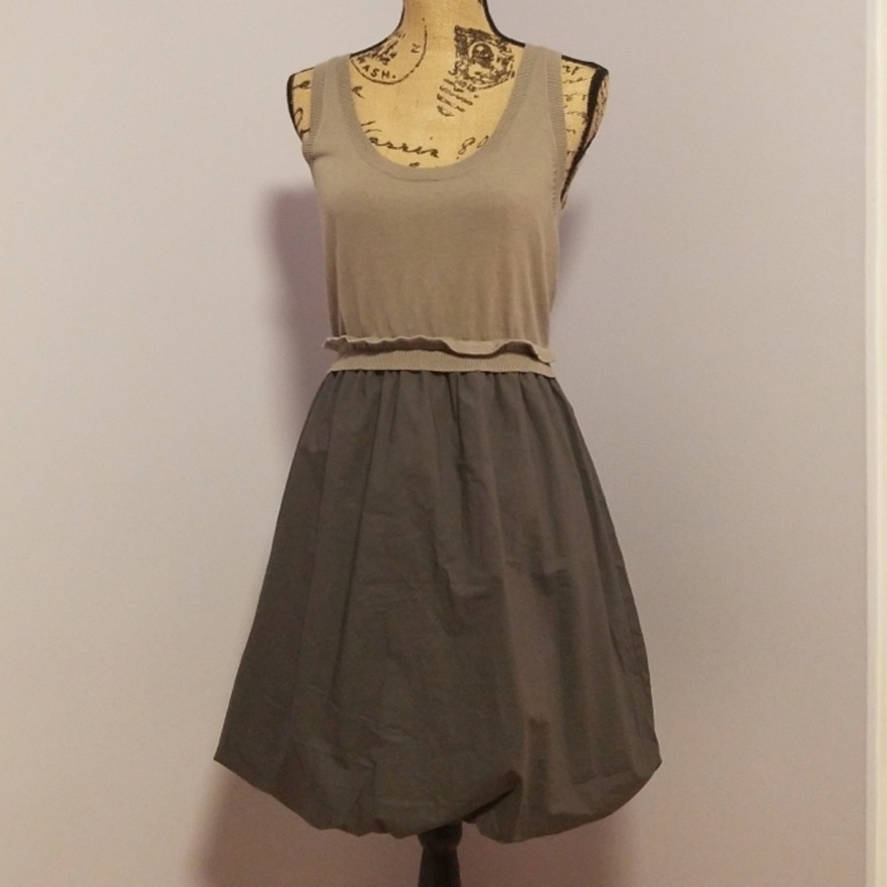 NWOT J. Crew 2 toned gray dress size M